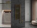 MEXEN/S - Mars radiátor + vykurovacia tyč 1200 x 400 mm, 300 W, zlatá W110-1200-400-2300-50