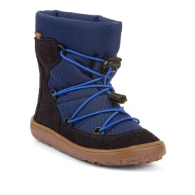 Chlapčenské zimné barefoot topánky TEX TRACK WOOL Dark Blue Froddo G3160251 - 26