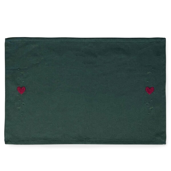 JUNA Vyšívané prestieranie Heart 49 × 32 cm