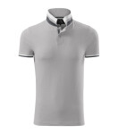 Polokošeľa Collar Up strieborná šedá 2XL