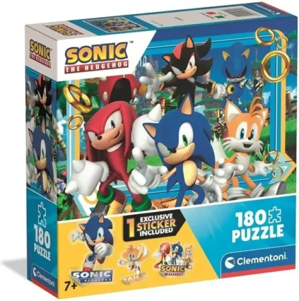Clementoni Puzzle Ježko Sonic: Parta