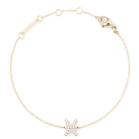 Daniel Wellington Pozlátený retiazkový náramok znamenia Ryby Crystal Zodiac DW00400918
