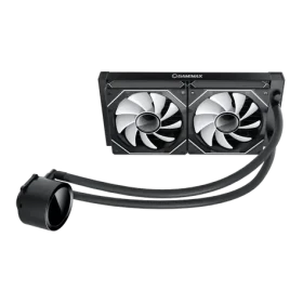Gamemax Iceburg 240 Digital čierna / AIO vodný chladič CPU / 2x 120 mm (ICEBURG 240 DIGITAL BK)