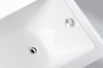 AQUALINE - DOUBRAVA obdĺžniková vaňa 170x70x41cm, biela A1770