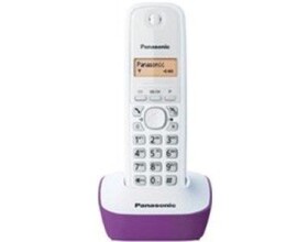 Panasonic KX-TG1611FXF / prenosný telefón / CLIP / pamäť na 50 mien / purpurový (KX-TG1611FXF)