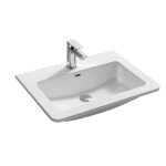 Mereo Siena, kúpeľňová skrinka s umývadlom z liateho mramoru 61 cm, antracit mat CN430M