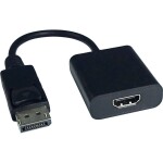 Value DisplayPort / HDMI káblový adaptér Konektor DisplayPort, Zásuvka HDMI-A 0.15 m čierna 12.99.3162 Kábel DisplayPort; 12.99.3162