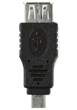 Nedis USB redukcia Micro-B(M) - USB-A(F) čierna / USB redukcia / USB 2.0 (CCGB60901BK)