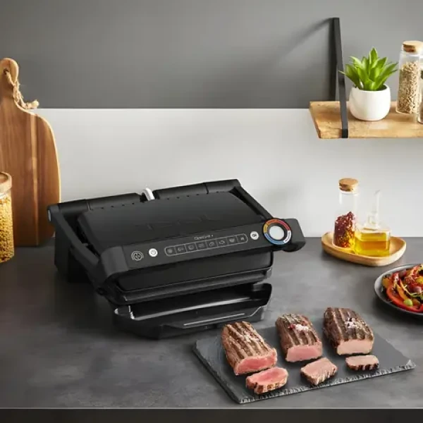 TEFAL Optigrill+ GC7178 čierny / Kontaktný gril / 2000 W / 6 programov (GC717810)