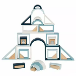 Goki Goki Stavebnica - pastelovo modrá