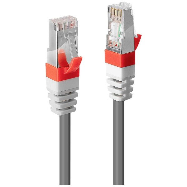 LINDY 45355 RJ45 sieťové káble, prepojovacie káble CAT 6A S/STP 5.00 m sivá bez halogénov 1 ks; 45355
