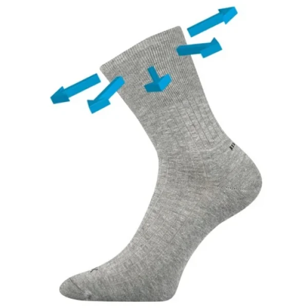 VOXX ponožky Corsa Medicine VoXX grey melé 1 pár 43-46 102357