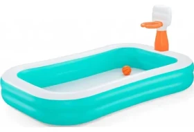 Bestway Bazén Dunk n' Splash / Rodinný / Obdĺžnikový / 251 x 168 x 102 cm / od 3 rokov (54445)
