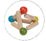 PlanToys PlanToys Tvarovacie hrkálka - Triangle