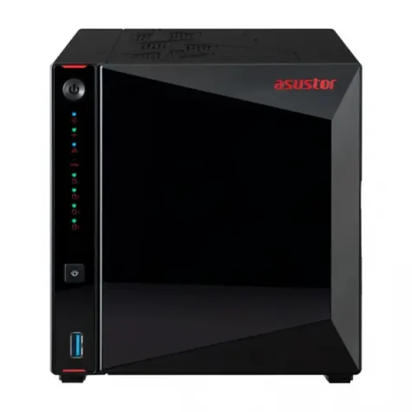 Asustor Nimbustor 4 Gen2-AS5404T / 4X HDD / 4X M.2 SSD / Celeron N5105 2.0GHz / 4GB RAM / HDMI / 3x USB / 2x 2.5 GLAN (AS5404T)