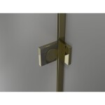 MEXEN/S - Lunar-F sprchovací kút skladacie dvere pravá 85 x 80, transparent, zlato 836-085-080-50-00-P