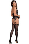 Body bodystocking Obsessive S/M/L černá