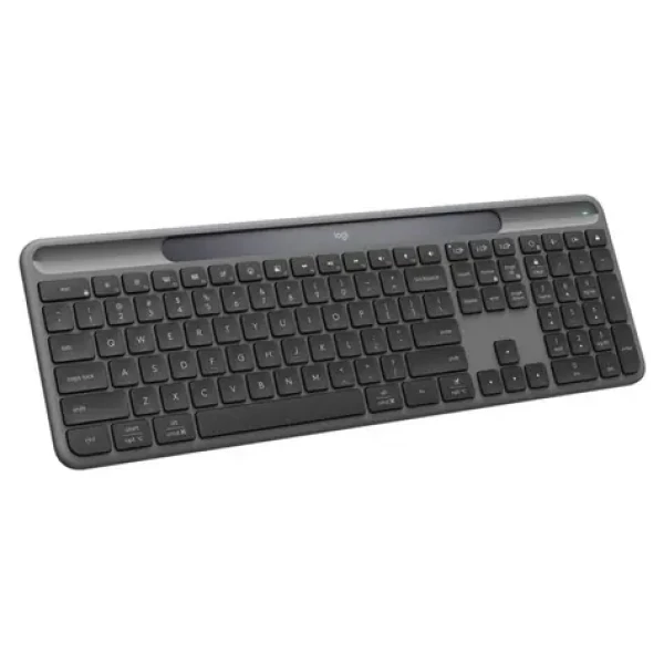 Logitech Signature Slim Solar+ šedá / bezdrôtová klávesnica / US layout / Bluetooth / solárne napájanie (920-013764)