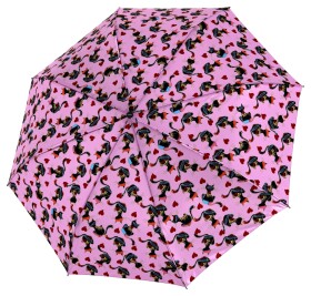 Dámsky dáždnik Doppler Fiber Magic Cat Lover Pink