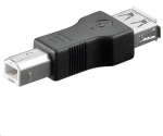 MicroConnect adaptér USB A (F) - USB B (M) čierna / Redukcia USB (USBAFB)
