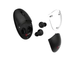 C-tech WLM-21 čierna / Myš s TWS slúchadlami / Dual mode / BT5.0 + 2,4 GHz / 1600DPI / 3 tlačidlá / USB nano receiver (WLM-21BK)