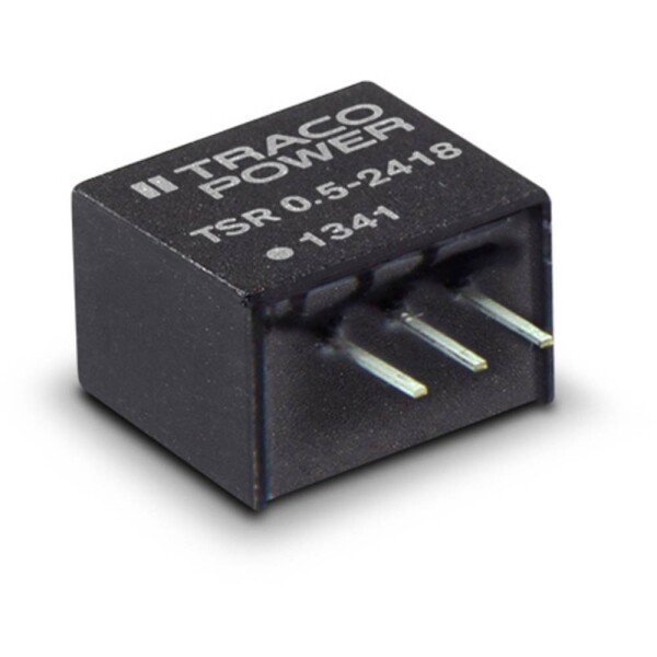 TracoPower TSR 0.5-2433 DC / DC menič napätia, DPS 24 V/DC 12 V/DC 500 mA Počet výstupov: 1 x; TSR 0.5-2433