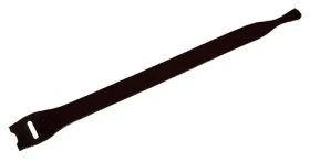 Velcro Sťahovacia páska so suchým zipsom 20mm čierna / Sťahovacia páska / 20 cm / 100 ks (VEL-OW64527)