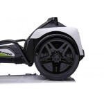 Mamido Detská elektrická motokára Fast 3 Drift biela