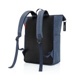 Dámsky rolovací batoh Reisenthel Rolltop Backpack Herringbone Dark Blue