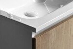 SAPHO - LOREA skrinka s umývadlom 101x46x51,5cm (30+70 cm), pravá, dub Alabama/biela matná LE070-2231-R-02