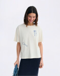 Thinking MU Coberts Pannacota Lucia Tee ECRU XS