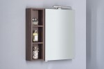 SAPHO - RIWA galérka s LED osvetlením, 50x70x17cm, borovica rustik RIW050-0016