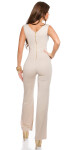 Sexy KouCla jumpsuit with lace and zip