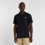 Bavlnené polo tričko New Balance Pique M MT51519BK S