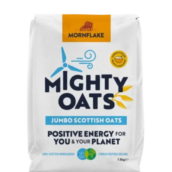 Celozrnné ovsené vločky Scottish Jumbo Oats 1,5 kg - Mornflake (1500 g) (42475-1-1500g)