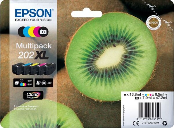 Epson Toner C13T02G74010 CMYK + Photo black