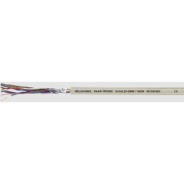 HELU 19003-1000 dátový kábel LiYY 3 x 2 x 0.14 mm² sivá 1000 m; 19003-1000