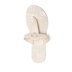 GUESS sandálky Kara T-Strap Sandals béžové 37.5