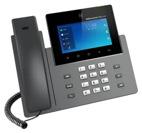 Grandstream GXV3450 / IP video-telefón s Androidom / PoE+ / WiFi / 5" dotykové LCD / 16x SIP / Bluetooth (GXV3450)