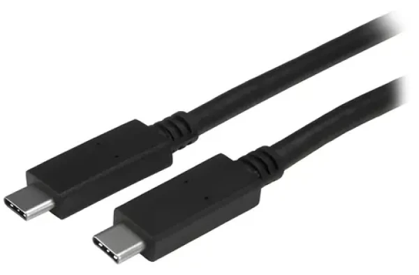 StarTech USB-C kábel čierna / Kábel / USB 3.0 5Gbps / PD 3A / USB-IF / 2 m (USB315CC2M)