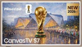 55" Hisense 55S7DS čierna / Televízia / QLED / UHD / HDMI / Wi-Fi / BT / VIDAA (20019097)