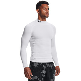 Tričko Under Armour CG Armour Comp Mock White/ Black XXL
