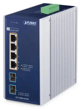 Planet IGS-1000-4UP2X / Switch priemyselný / Unmanaged / 4X 2,5 G PoE++ RJ-45 / 2x SFP / IP30 (IGS-1000-4UP2X)