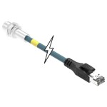 Molex upravený zástrčkový konektor pre senzory - aktory, 1201088499, piny: 4, 1.0 m, 1 ks; 1201088499