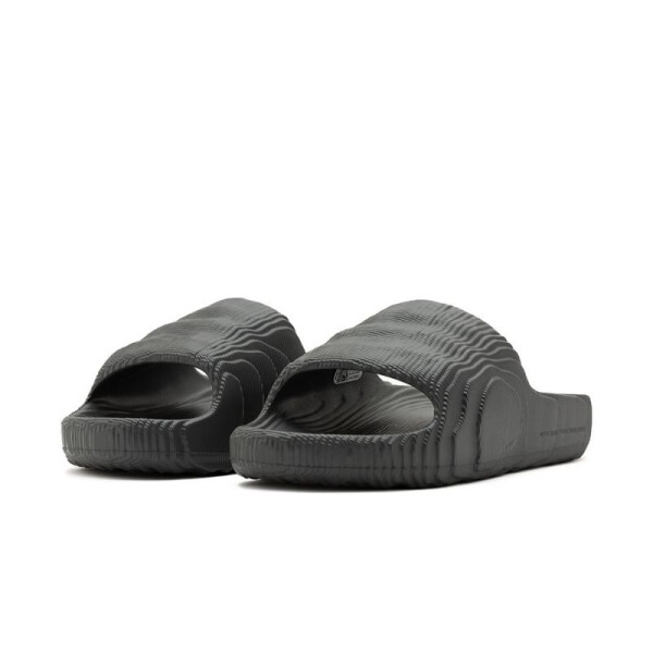 Pánske adidas Adilette 22 Grey Five lifestyle módne na leto čierne (HP6522) 38