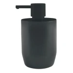 Spirella JAR dávkovač mydla tmavo šedý / čierny / keramika / 300 ml