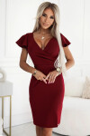 Dámske šaty 479-7 NINA - NUMOCO bordó L