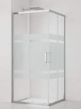 Sprchovací kút štvorec 80x80 cm SAT TEX SIKOTEXQ80CRS SIKOTEXQ80CRS