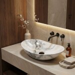 REA - Umývadlo na dosku Royal Granit 61x35 REA-U8596