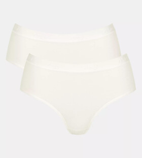 Dámske nohavičky GO Casual Midi 2P - WHITE - biela 00GZ - SLOGGI WHITE XS